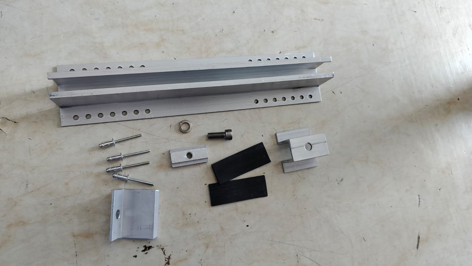 Aluminium Mini Rails for Solar